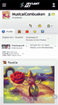 Mobile Screenshot of musicalcombusken.deviantart.com