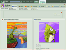 Tablet Screenshot of mrminos.deviantart.com