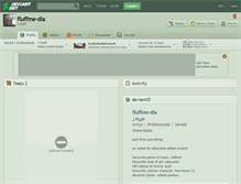 Tablet Screenshot of fluffme-dia.deviantart.com