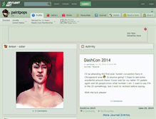 Tablet Screenshot of paintpops.deviantart.com