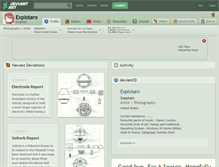 Tablet Screenshot of explotaro.deviantart.com