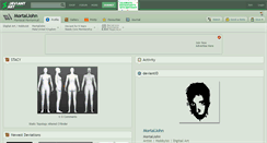 Desktop Screenshot of mortaljohn.deviantart.com