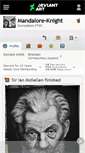 Mobile Screenshot of mandalore-knight.deviantart.com