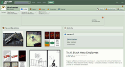 Desktop Screenshot of jakehosmer.deviantart.com