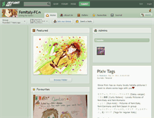 Tablet Screenshot of femitaly-fc.deviantart.com