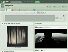 Tablet Screenshot of jonhyblaze.deviantart.com