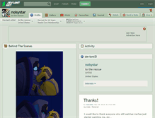 Tablet Screenshot of noisystar.deviantart.com