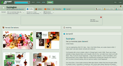 Desktop Screenshot of fuzzington.deviantart.com