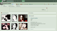 Desktop Screenshot of dressed-in-leather.deviantart.com