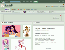 Tablet Screenshot of keiko-chi05.deviantart.com