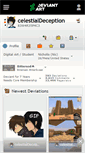 Mobile Screenshot of celestialdeception.deviantart.com