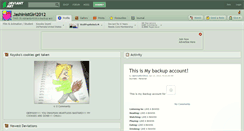 Desktop Screenshot of jashinistgirl2012.deviantart.com