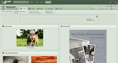 Desktop Screenshot of binaryriot.deviantart.com