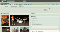 Desktop Screenshot of cedarwood4.deviantart.com