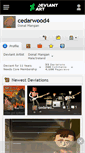 Mobile Screenshot of cedarwood4.deviantart.com