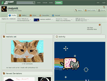 Tablet Screenshot of cindymilt.deviantart.com