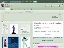 Tablet Screenshot of chuikamashi.deviantart.com