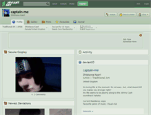 Tablet Screenshot of captain-me.deviantart.com