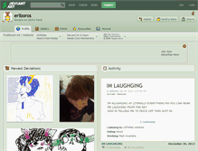 Tablet Screenshot of eriboros.deviantart.com