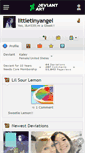 Mobile Screenshot of littletinyangel.deviantart.com