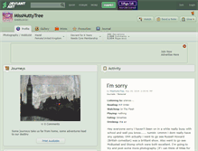 Tablet Screenshot of missnuttytree.deviantart.com