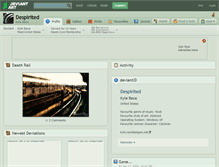 Tablet Screenshot of despirited.deviantart.com