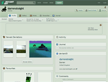 Tablet Screenshot of darrenstraight.deviantart.com