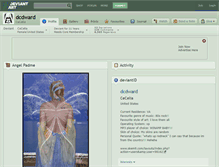 Tablet Screenshot of dcdward.deviantart.com
