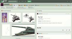 Desktop Screenshot of legion55.deviantart.com