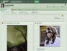Tablet Screenshot of cookie-rater.deviantart.com