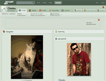 Tablet Screenshot of chesku.deviantart.com