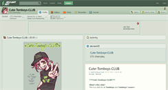 Desktop Screenshot of cute-tomboys-club.deviantart.com