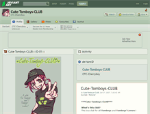 Tablet Screenshot of cute-tomboys-club.deviantart.com