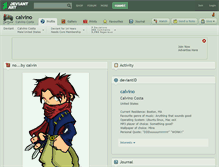 Tablet Screenshot of calvino.deviantart.com
