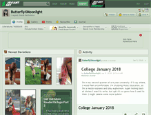 Tablet Screenshot of butterflyxmoonlight.deviantart.com