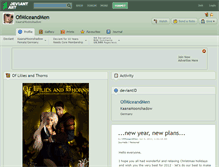 Tablet Screenshot of ofmiceandmen.deviantart.com