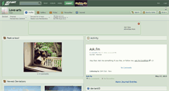 Desktop Screenshot of love-arts.deviantart.com