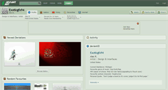 Desktop Screenshot of exoticgfx94.deviantart.com