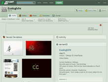 Tablet Screenshot of exoticgfx94.deviantart.com