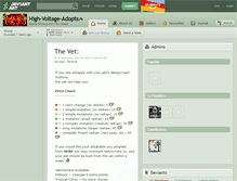 Tablet Screenshot of high-voltage-adopts.deviantart.com