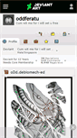 Mobile Screenshot of oddferatu.deviantart.com