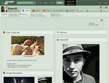 Tablet Screenshot of ecker00.deviantart.com