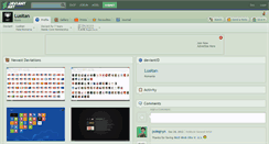 Desktop Screenshot of lusitan.deviantart.com