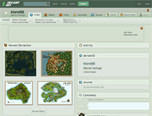 Tablet Screenshot of klorel88.deviantart.com
