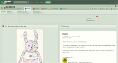 Desktop Screenshot of link8312.deviantart.com