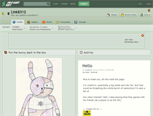 Tablet Screenshot of link8312.deviantart.com