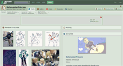 Desktop Screenshot of bellarussianprincess.deviantart.com