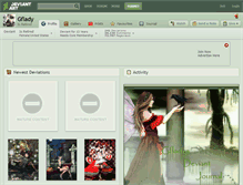Tablet Screenshot of gflady.deviantart.com