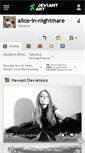 Mobile Screenshot of alice-in-nightmare.deviantart.com