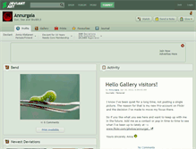 Tablet Screenshot of annurgaia.deviantart.com